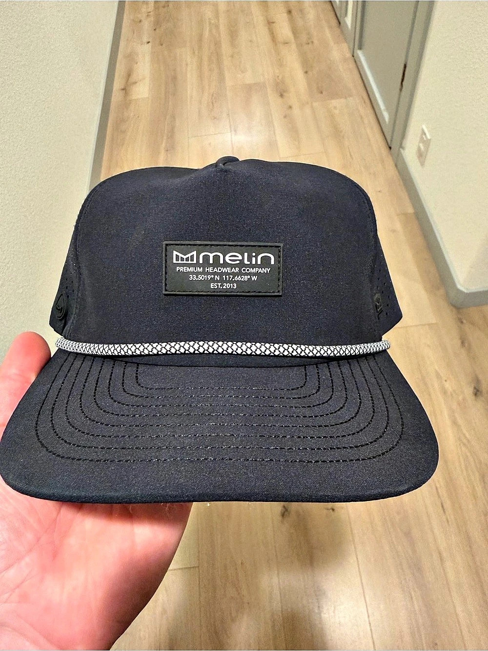 melin Coronado Trucker Hat Black & Gray Like New